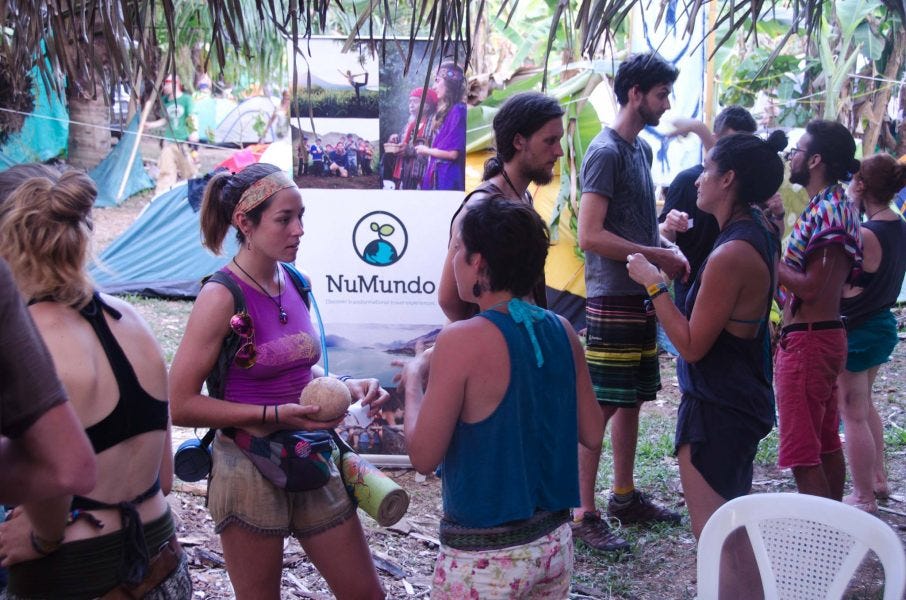 NuMundo booth at festival